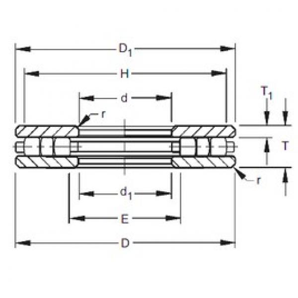 Timken 120TP151 упорные роликоподшипники #1 image